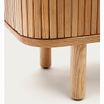 Буфет из ясеневого шпона с открытыми полками и 2-мя раздвижными дверями Toinette варинант исполнения - 4 | Loft Concept в Санкт-петербурге