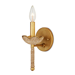 Бра из кованого железа с отделкой плетеной веревкой и сусальным золотом Parisian Style варинант исполнения - 3 | Loft Concept в Санкт-петербурге