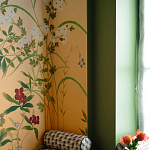 Обои ручная роспись Four Seasons Original colourway on painted Xuan paper with gold ombre варинант исполнения - 2 | Loft Concept в Санкт-петербурге