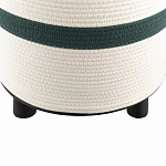 Пуф с плетеной светло-бежевой обивкой Serene Holidays варинант исполнения - 3 | Loft Concept в Санкт-петербурге