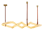 Люстра подвесная с фигурным светодиодным плафоном Calcite Figural Light варинант исполнения - 3 | Loft Concept в Санкт-петербурге