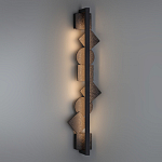 Бра вертикальное с черными кругами и квадратами Gravyura варинант исполнения - 6 | Loft Concept в Санкт-петербурге