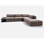 4-х местный Угловой модульный диван Zartаrn с приставным деревянным столиком варинант исполнения - 2 | Loft Concept в Санкт-петербурге