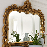 Зеркало настенное в ажурной раме в стиле барокко Ornate Ornaments варинант исполнения - 1 | Loft Concept в Санкт-петербурге