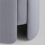 Пуф Alice Poof Grey Серый велюр варинант исполнения - 3 | Loft Concept в Санкт-петербурге