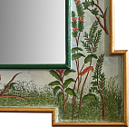 Зеркало в стиле Шинуазри ручная роспись Chinoiserie Garden White Mirror варинант исполнения - 2 | Loft Concept в Санкт-петербурге