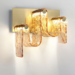 Бра волнистой формы из фактурного стекла Big Wave варинант исполнения - 6 | Loft Concept в Санкт-петербурге