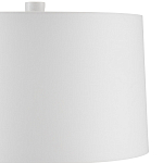 Настольная лампа с корпусом в форме вазы и белым абажуром Lots of Strokes варинант исполнения - 2 | Loft Concept в Санкт-петербурге