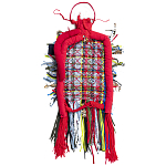 Настенный ковер разноцветный из одежды Heart варинант исполнения - 1 | Loft Concept в Санкт-петербурге