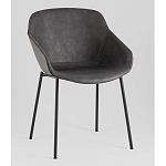 Стул Ashby экокожа серый варинант исполнения - 1 | Loft Concept в Санкт-петербурге