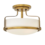 Потолочный светильник с круглым матовым белым плафоном Hinkley варинант исполнения - 5 | Loft Concept в Санкт-петербурге