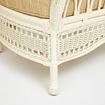 Комплект уличной мебели из ротанга Clara белый варинант исполнения - 6 | Loft Concept в Санкт-петербурге