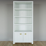 Книжный Стеллаж Elsa Dreams White с задней стенкой варинант исполнения - 5 | Loft Concept в Санкт-петербурге