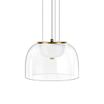 Подвесной светильник с куполообразным прозрачным стеклянным плафоном Grada Light варинант исполнения - 1 | Loft Concept в Санкт-петербурге