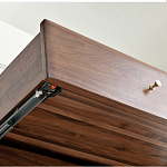 Стол рабочий округлой формы с 3-мя ящиками  Working Moonnut Table варинант исполнения - 4 | Loft Concept в Санкт-петербурге