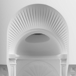 Встраиваемый в стену гипсовый светильник под покраску с арками и рельефными колоннами Antiquity Athena варинант исполнения - 6 | Loft Concept в Санкт-петербурге