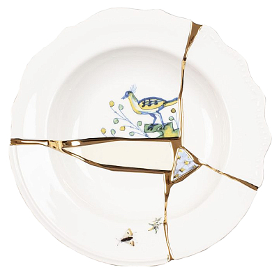 Тарелка глубокая Seletti Kintsugi Тарелка глубокая Seletti Kintsugi