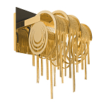 Бра с перфорированными металлическими дугами и цепочками 22 см Atlantis Chain варинант исполнения - 1 | Loft Concept в Санкт-петербурге