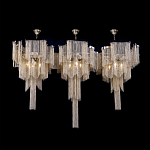 Люстра большая из золотистых металлических цепочек Atlantis Chain варинант исполнения - 3 | Loft Concept в Санкт-петербурге