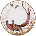 Тарелка закусочная из фарфора с изображением животных Hunting Porcelain Collection варинант исполнения - 1 | Loft Concept в Санкт-петербурге