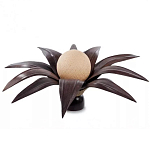 Настольная лампа черная INDONESIAN LAMPS варинант исполнения - 1 | Loft Concept в Санкт-петербурге