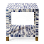 Тумба Прикроватная Snartoon Bone Inlay Bedside Cabinet варинант исполнения - 3 | Loft Concept в Санкт-петербурге