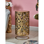 Столик приставной с цветочной резной фактурой Madagascar варинант исполнения - 5 | Loft Concept в Санкт-петербурге