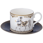 Чайный сервиз из фарфора с изображением лошадей на 6 персон 14 предметов Porcelain Horse Set варинант исполнения - 2 | Loft Concept в Санкт-петербурге