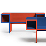 Дизайнерская разноцветная скамья Canton Bench варинант исполнения - 4 | Loft Concept в Санкт-петербурге