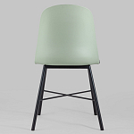 Стул из прочного пластика на металлическом основании Anora Green  варинант исполнения - 4 | Loft Concept в Санкт-петербурге