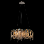 Люстра круглая подвесная с металлическими дугами и длинными цепочками 80 см Atlantis Chain варинант исполнения - 3 | Loft Concept в Санкт-петербурге