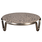 Стол журнальный круглый с узором Table Hypontic Pattern варинант исполнения - 1 | Loft Concept в Санкт-петербурге