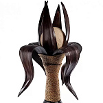 Настольная лампа черная INDONESIAN LAMPS 1 варинант исполнения - 2 | Loft Concept в Санкт-петербурге