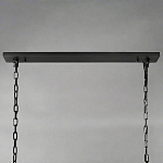 Люстра с черным каркасом и абажуром из прямоугольных мраморных панелей Calling to Shine варинант исполнения - 1 | Loft Concept в Санкт-петербурге