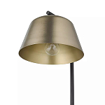 Торшер на изогнутом основании в сочетании черного и золотистого цвета Stable Base варинант исполнения - 3 | Loft Concept в Санкт-петербурге