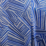 Мебельная ткань Жаккард синий принт 140 см T2-132 варинант исполнения - 2 | Loft Concept в Санкт-петербурге
