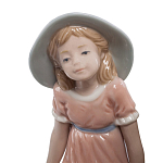 Статуэтка фарфоровая Девушка и маленькая девочка с цветами Charming Statuette варинант исполнения - 2 | Loft Concept в Санкт-петербурге