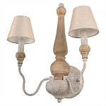 Бра с двумя конусовидными тканевыми абажурами Neighborhood варинант исполнения - 3 | Loft Concept в Санкт-петербурге