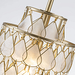 Подвесной светильник с декором из натуральной морской ракушки Iridescent Light варинант исполнения - 5 | Loft Concept в Санкт-петербурге