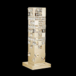 Настольная лампа прямоугольная с мозаичным хрустальным оформлением Sparks of Crystal варинант исполнения - 1 | Loft Concept в Санкт-петербурге