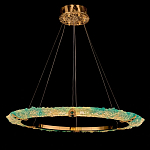 Люстра в форме кольца с цветочным декором Warm Heavenly Light варинант исполнения - 2 | Loft Concept в Санкт-петербурге