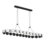 Люстра овальная с круглыми светодиодными источниками света Maxine Light варинант исполнения - 9 | Loft Concept в Санкт-петербурге