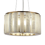 Люстра с абажуром из стекла и премиального алебастра Ravishment варинант исполнения - 2 | Loft Concept в Санкт-петербурге