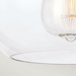 Потолочный светильник с шарообразным плафоном из прозрачного стекла Feiss варинант исполнения - 4 | Loft Concept в Санкт-петербурге