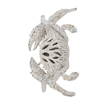 Статуэтка краб с детализированной текстурой в белом цвете Marine Accessories варинант исполнения - 1 | Loft Concept в Санкт-петербурге