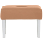 Мягкий пуф на белых ножках Winton Pouf варинант исполнения - 2 | Loft Concept в Санкт-петербурге