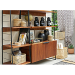 Стеллаж из орехового дерева Olson Rack варинант исполнения - 5 | Loft Concept в Санкт-петербурге