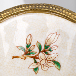 Декоративная ваза из фарфора с бронзовыми вставками Eden Garden варинант исполнения - 3 | Loft Concept в Санкт-петербурге