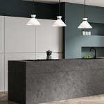 Подвесной светильник с белым стеклянным конусным плафоном Alora Mood варинант исполнения - 7 | Loft Concept в Санкт-петербурге