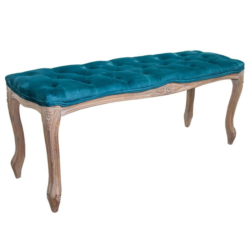 Банкетка French Provence Farmhouse Bench turquoise Бирюзовый в Санкт-петербурге | Loft Concept 